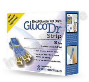 Gluco Dr Biosensor Strip Cek Gula Darah 50T